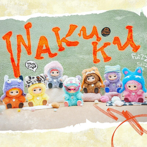 WAKUKU Fuzzy Trendy Fun Party Series Plush Blind Box