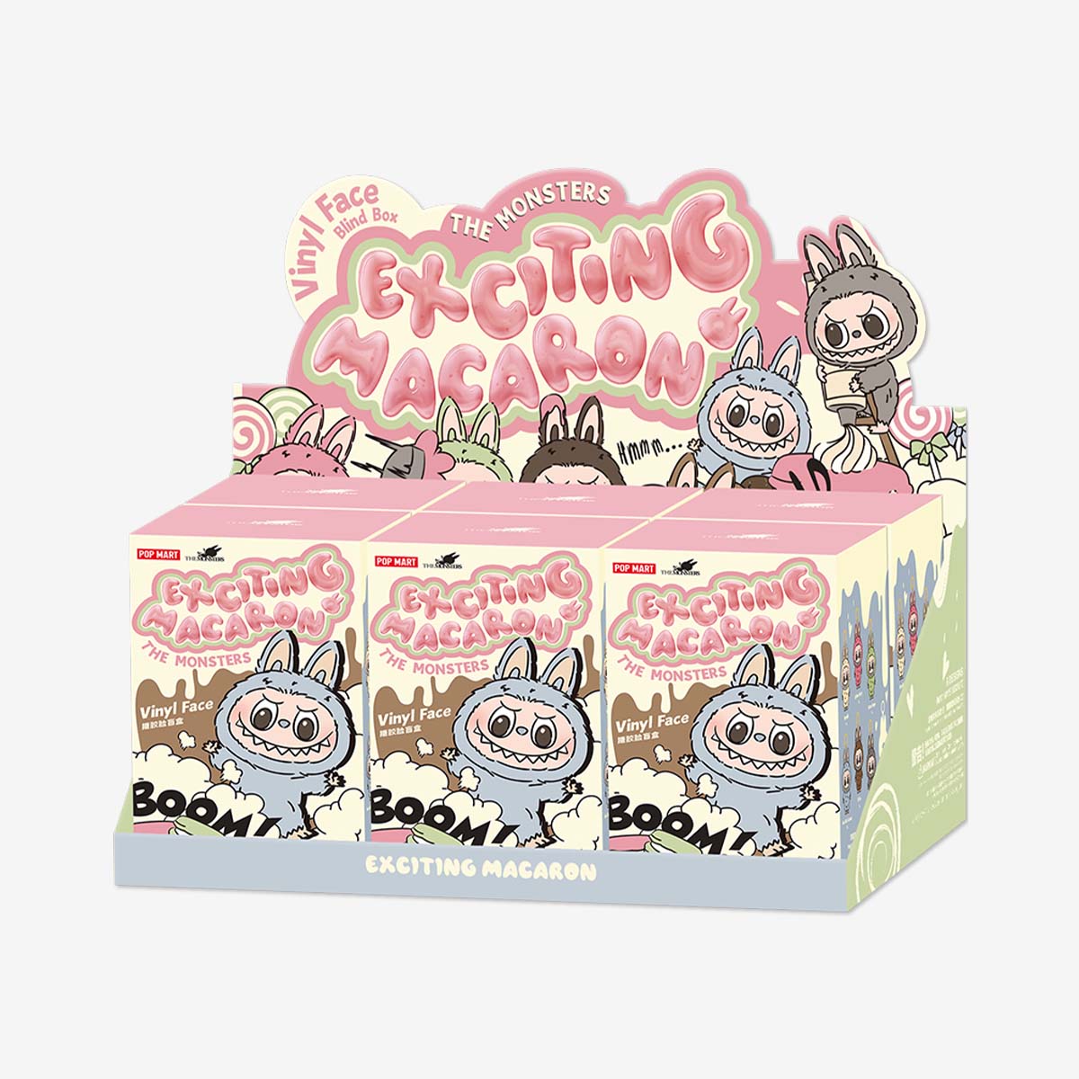 LABUBU THE MONSTERS - Exciting Macaron Vinyl Face Blind Box