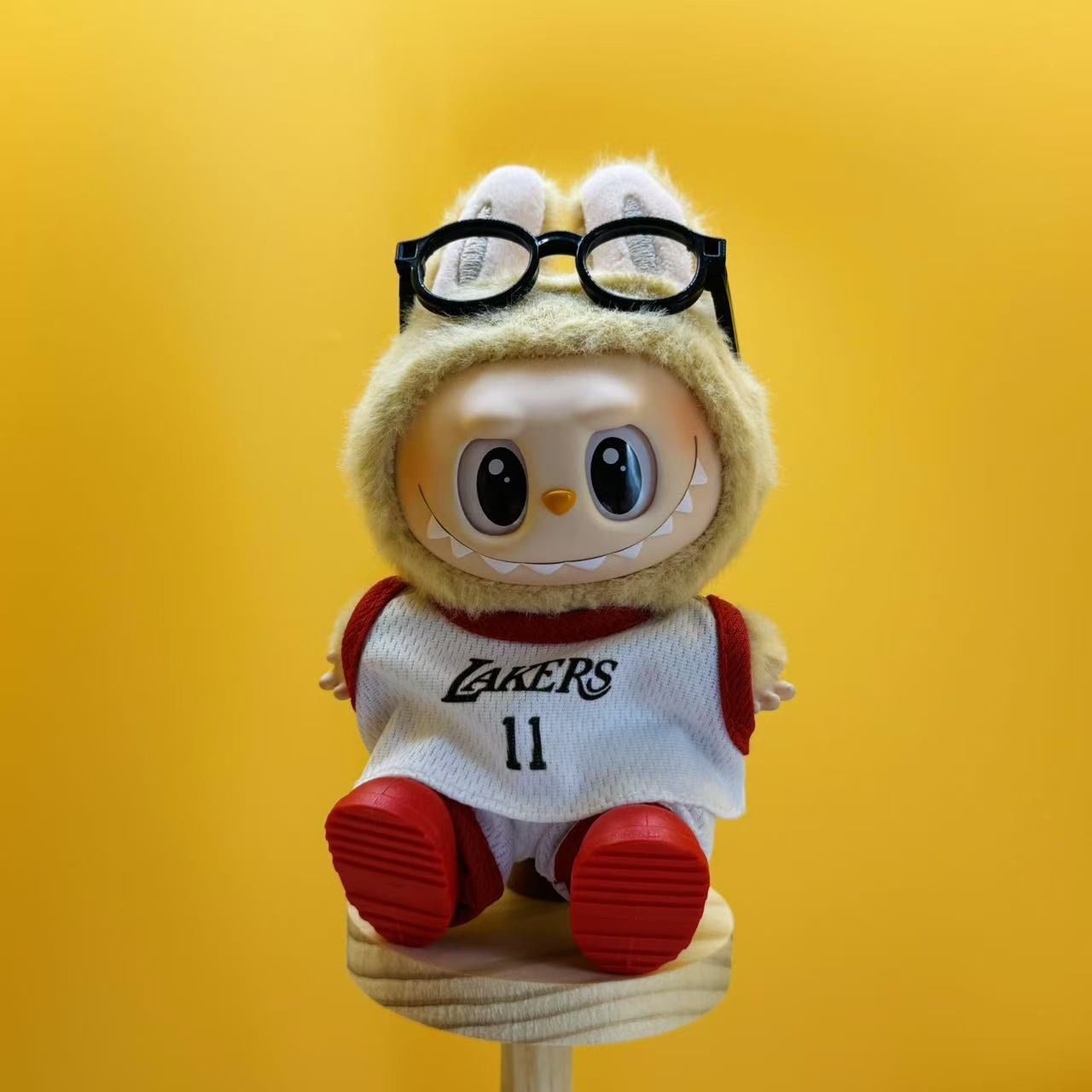 Labubu Outfit – “Legends on Plush” All-Star Jersey Series (Fits 17cm Labubu Macron / Have a Seat / Big into Energy)