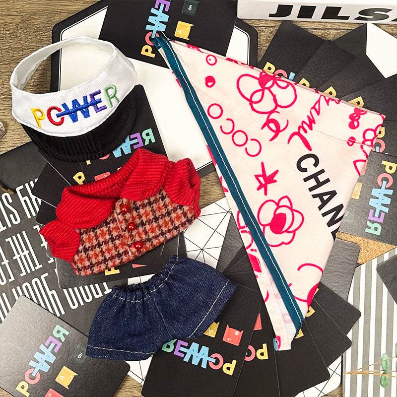 labubu-outfit-chanel-red-houndstooth-fits-17cm-labubu-macaron-have-a-seat-big-into-energy