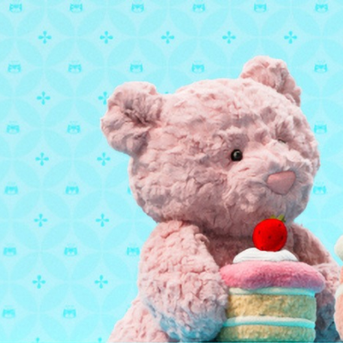 leola-bear-with-strawberry-cake