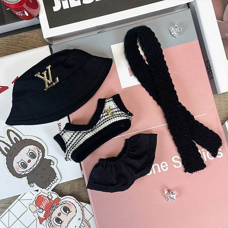 labubu-outfit-golden-lv-bucket-hat-set-fits-17cm-labubu-macaron-have-a-seat-big-into-energy