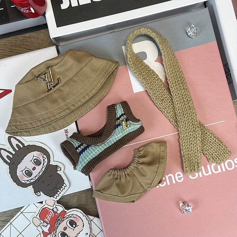 labubu-outfit-golden-lv-bucket-hat-set-fits-17cm-labubu-macaron-have-a-seat-big-into-energy