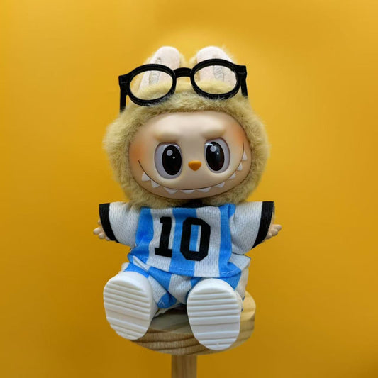Labubu Outfit – “Legends on Plush” All-Star Jersey Series (Fits 17cm Labubu Macron / Have a Seat / Big into Energy)
