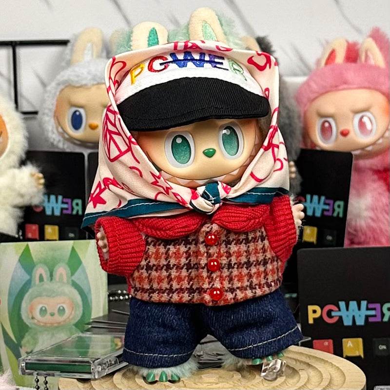 labubu-outfit-chanel-red-houndstooth-fits-17cm-labubu-macaron-have-a-seat-big-into-energy