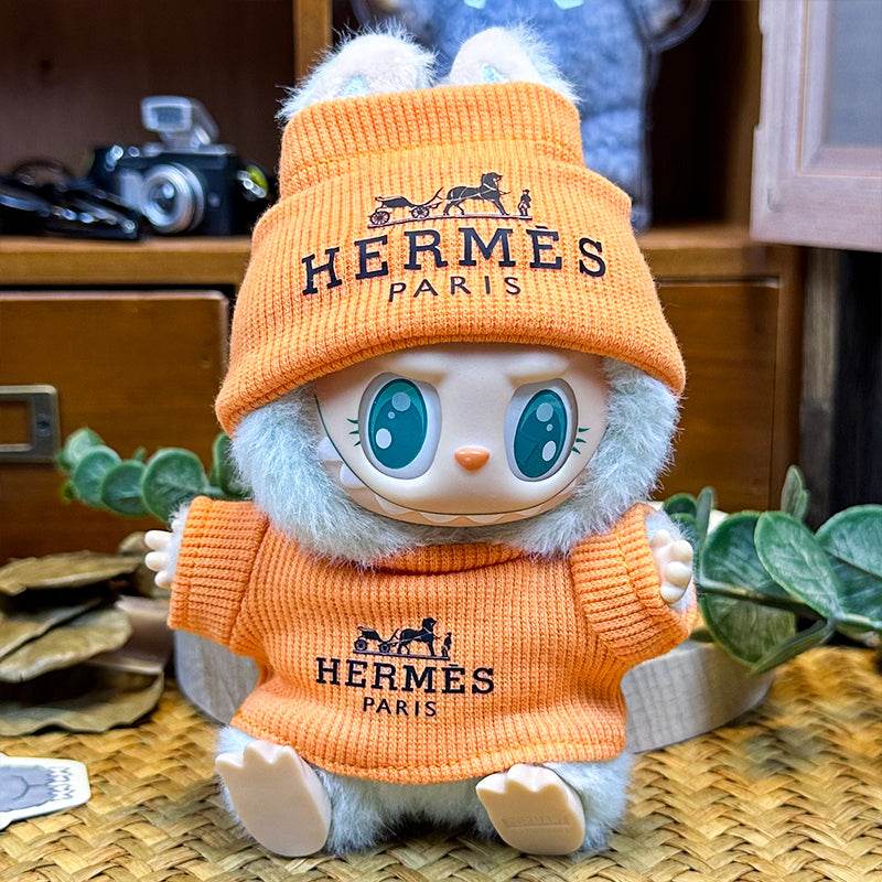 labubu-outfit-hermes-cozy-knit-set-in-noir-orange-or-rose-fits-17cm-labubu-macron-have-a-seat-big-into-energy