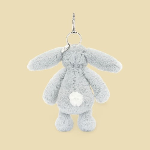 Bashful Silver Bunny Bag Charm