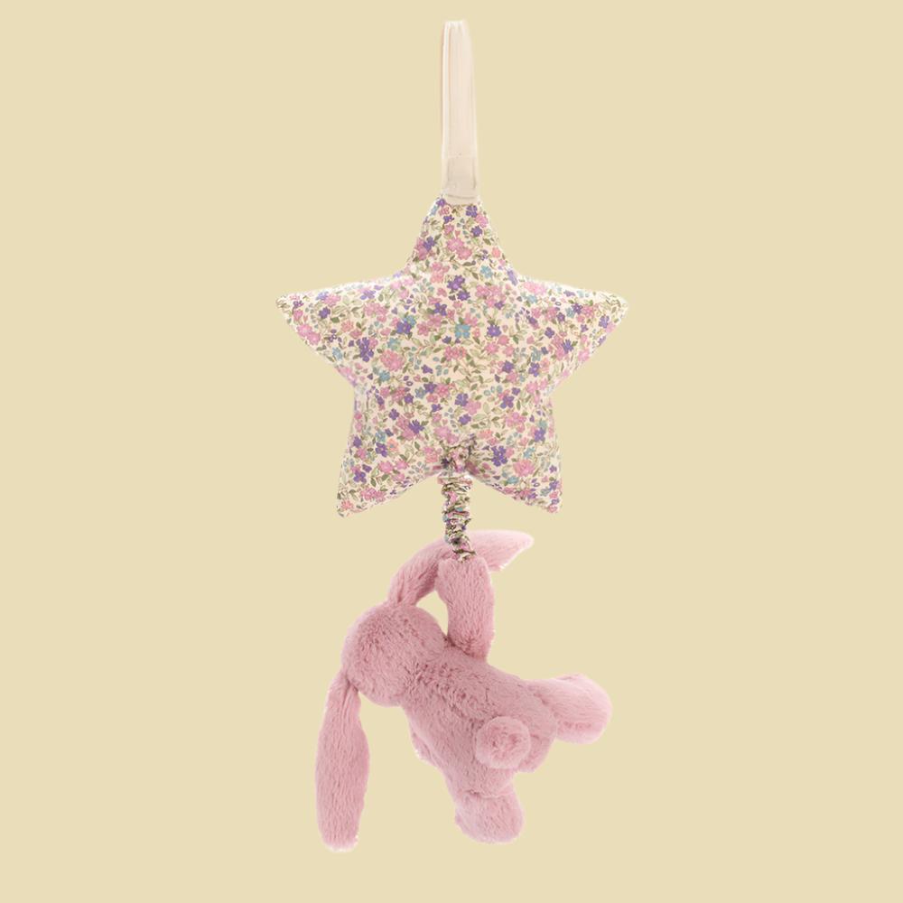 Jellycat Blossom Tulip Bunny Star Musical Pull 1