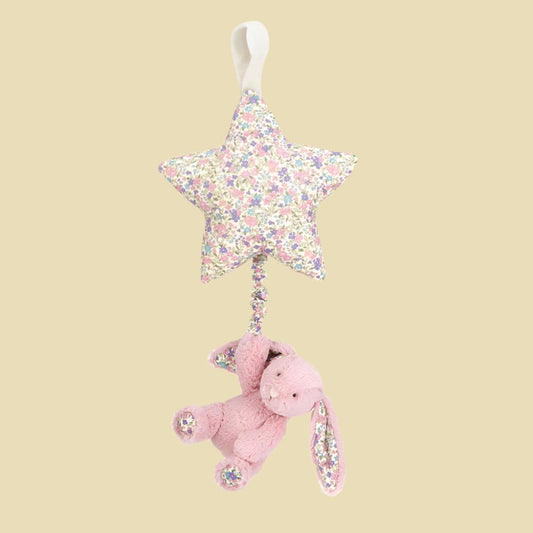 Jellycat Blossom Tulip Bunny Star Musical Pull 1