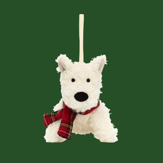 Jellycat Munro Scottie Dog Decoration1