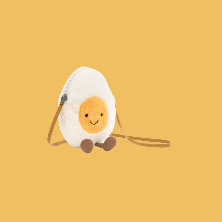 Jellycat Amuseables Happy Boiled Egg Bag | Jellycat Egg Bag | jellycat stuffed animals | jellycat amuseables | jellycat promo code | jellycat on sale | jellycat christmas| jellycat clearance | jellycat deals | jellycat Halloween | Blackfriday jellycat | jellycat thanksgiving | jellycat diner | jellycat plush | jellycat stuffed animal | jellycat toys | jellycat stuffed toys | jellycat plush toys | jellycat com | jelly cat plush | halloween jellycat | jellycats near me